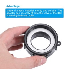 IBC Tote Adapter 2″ Fine Female x S60x6 2″ Coarse Male Drain Plug Connector