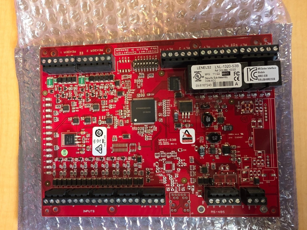 Mercury MR52 / Lenel LNL-1320_S3B 2-Door Access Controller Board – OSDP/Wiegand