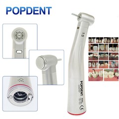 POPDENT Dental Electric Handpiece 1:5 Contra Angle Fiber Optic High Speed NSK