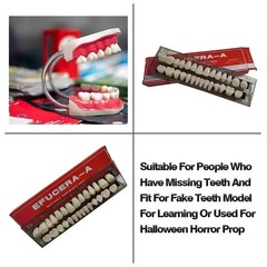 2 Sets Dental Size #A2 & #A3 Denture Acrylic Resin Full Set Teeth Upper Lower
