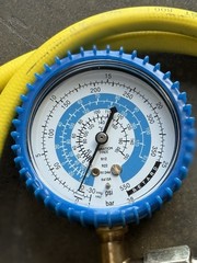 Combo R410a R22 Single Manifold Gauge Kit Testing Charging Air Condition & Hose