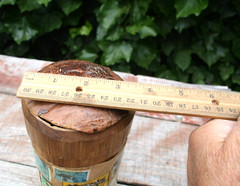 Vintage Mailing Tube Bamboo Coconut Pilipinas Philippines w/Stamps