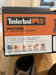 Timberland Pro Hightower 6″ Alloy Safety Toe WP EH Work Boots Wo’s Sz. 7.5W -NOS