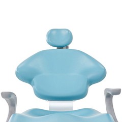 Dental Unit Chair Ergonomic DC Motor Computer Controlled Hard Leather with Stool