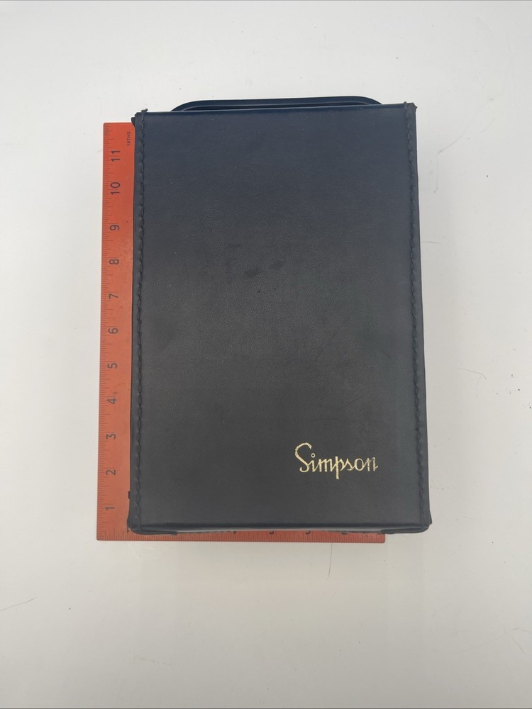 Authentic Simpson Leather Case For Multimeter