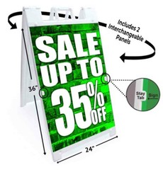 Sale Up To 35% Off Signicade 24×36 A Frame Sidewalk Sign Double Sided
