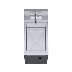 AmGood 22 in. x 12 in. Stainless Steel Underbar Hand Sink with Cabinet Base