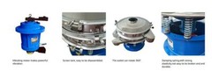 2 Layers Vibrating Screen 15.7in Vibrating Sieve Screen Shaker with Sealing Ring
