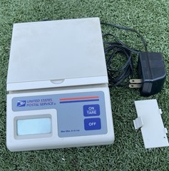 United States Postal Service Digital Postal Scale 5lb Capacity w/ Adapter Works