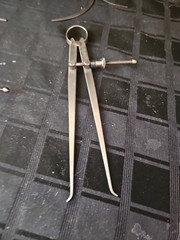5 Vintage L.S. Starrett Calipers Inside And Outside