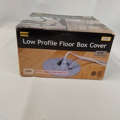 Hubbell RACO Low Profile Floor Box Cover Kit Flush Duplex Non-Metallic 6299