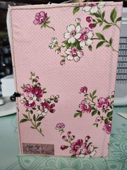 Handcrafted Pink & Green Floral Journal, Planner, Notebook, Album
