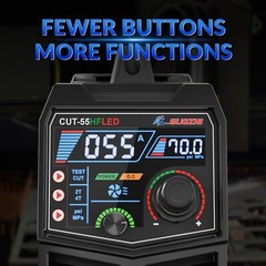 GZ GUOZHI 55Amp Non-Touch Plasma Cutter Dual Voltage LED Display Pilot Arc[2025]