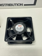 Axial Fan, 4-11/16 in W x 4-11/16 in H x 1-1/2 in D, 55 cfm, 115V AC, IP20, Cast