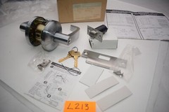 SARGENT 28 65G37 US26D Satin Chrome Bored Lock 6500 Classroom Lever Door Lock