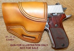 Gary C’s Avenger OWB Left Hand HOLSTER Sig Sauer P220 Carry 3.9″ Heavy Leather