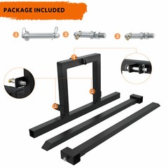 3-Point Hitch Pallet Fork for Category 1 Tractors1500 LBS Capacity