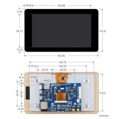 ESP32-S3 7Inch Touch LCD Display Development Board 800×480 WiFi&BT For GUI LVGL