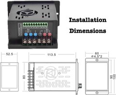 110V/220V 750W 1HP Single to 3 Phase Inverter VFD Motor Speed Controller VFD VSD