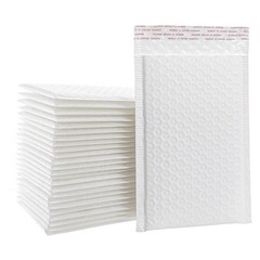 Poly Bubble Mailers Padded Envelopes Packaging Bubble Bag White Bulk Any Size