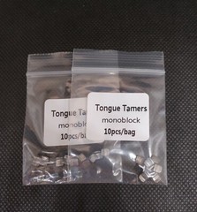10Pcs Dental Orthodontic MIM Bite Turbos Tongue Tamers Monoblock Bondable Hinge