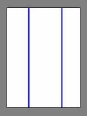 100 Sheets 8.5×11 Blue Line Dark Iron On Heat Transfer Paper for Inkjet