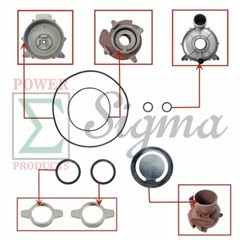 Gasket and O-Ring Kit For BILT HARD 3″ inch Full Trash Pump 6.5HP Gas Water Pump
