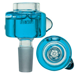 Freeze Ice Glass Slide Liquid Filled Color Bowl 14 18mm Tobacco Hookah Bong
