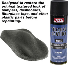 Texture Coating Black 13 Oz Aerosol Spray, Professional Automotive Trim and Bump