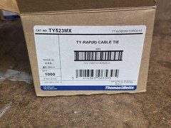 Thomas & Betts Ty-Rap TY523MX Black 18Lb (10 Bags Of 100)
