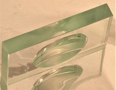 Deep Well Concave 10mm Thick Cavity Depression Dissection Glass Slide Spot Plate