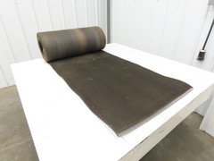 24″W x 20′ Rough Grip Top Rubber Conveyor Belt 2-Ply Black 20′ Length