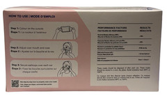 Medicom SafeMask FreeFlow Pink Level 3 ASTM Dental Surgical Face Masks 500/Box
