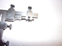 STARRETT #456-A 20-2 Pitch Gear Tooth Vernier Calipers. Carbide Tipped used