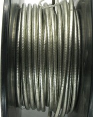 RG402, Silver-Coated Copper PTFE Coax Cable, Silver, 51 Feet