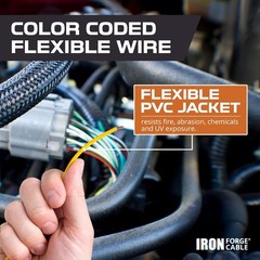 600ft 10 Gauge Automotive Wire – 6 Color Bulk Pack – 10 AWG Copper Clad Aluminum