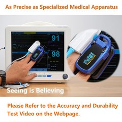 OLED Fingertip Pulse Oximeter with Plethysmograph