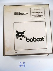 BOBCAT 953 BICS SKID STEER SERVICE SHOP MANUAL 6724087 8/96