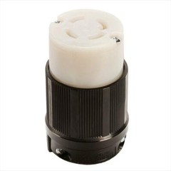 Grounding Locking Connector, 30A 480V AC, 3 Pole 4 Wire, cUL Listed, NEMA L16-30