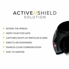 Full Face Super Protective Mask Anti-fog Shield Safety Transparent Head Cover