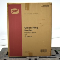 (Lot of 20) NEW Don 1226095 Onion Ring Holder Tower 15-Inch – Stainless Steel