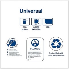 Tork 290088 Universal Single-Ply Hand Roll Towel Natural – 6 Pack