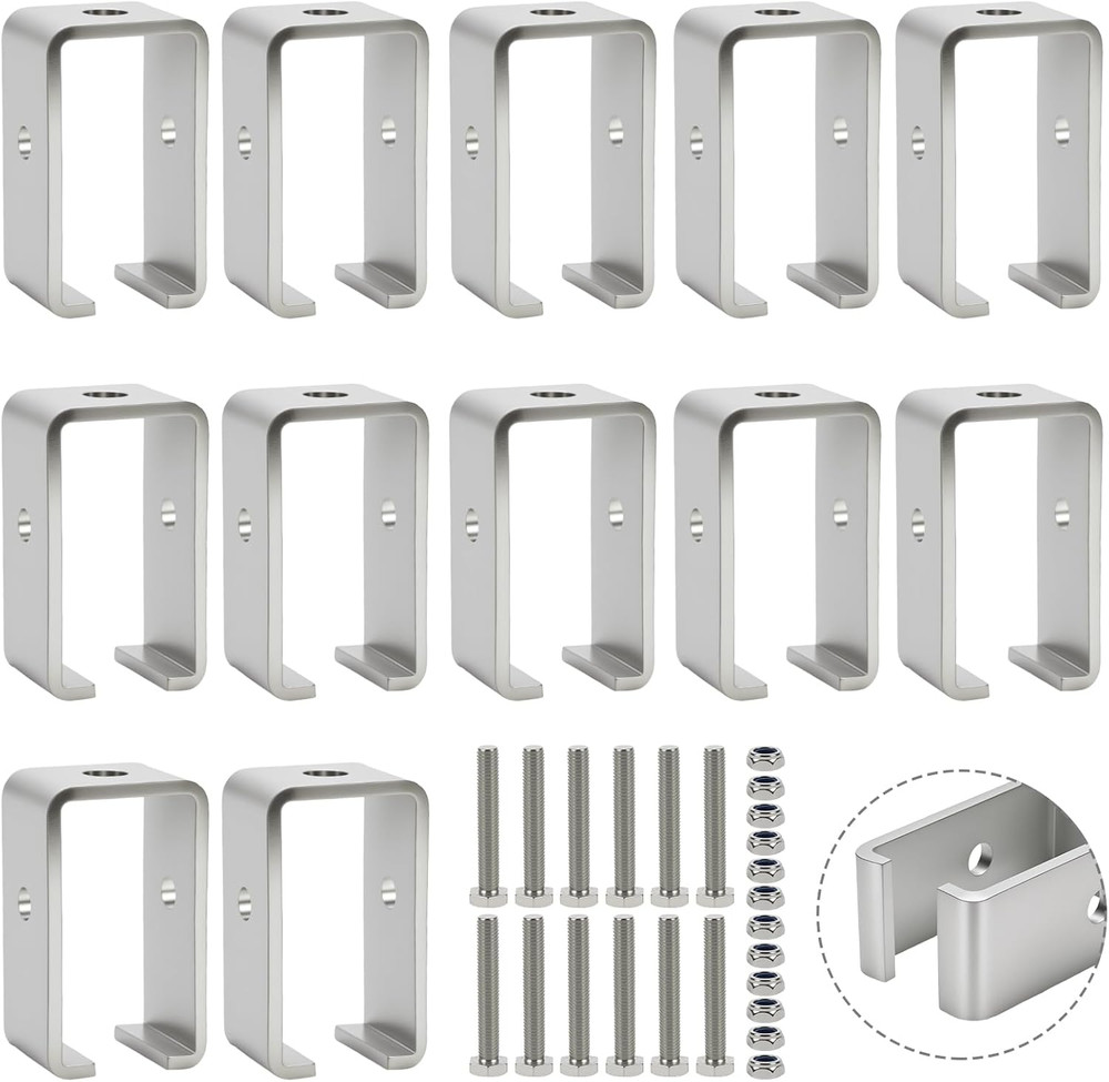 12 Pack Heavy-Duty Channel Trolley Track Hanger Bracket UNISTRUT Hanger for UNIS
