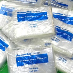 4×8 Reloc Zippit Bags 2000 Clear 2mil Reclosable Zip Seal Lock Baggies 4″ x 8″