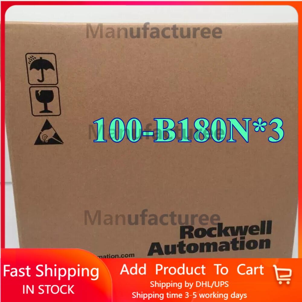 New Allen Bradley 100-B180N*3 Contactor Type 110/120V Coil 3P 180A US Free Tax