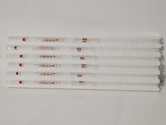 Lot of 15: Assorted Class A Volumetric Pipettes Lab Glass, Fisher, Kimble Kimax