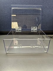 Bowman Eyewear Dispensers. Holds 6 Pair, Clear Polyethylene. 3 1/2in H x 9 1/4 W