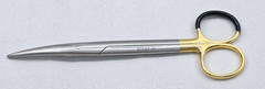 Aesculap BC243R TC Durotip Mayo Scissors, Curved, 6-3/4″