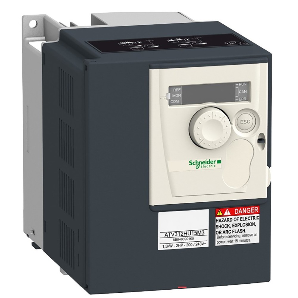 Altivar 312 ATV312HU11M3 Variable Speed Drive 71W 200-240VAC 3PH 1.5HP