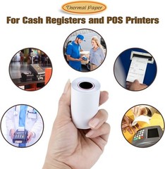100 POS Receipt Paper Rolls 2 1/4″ x 50′ – Retail Business